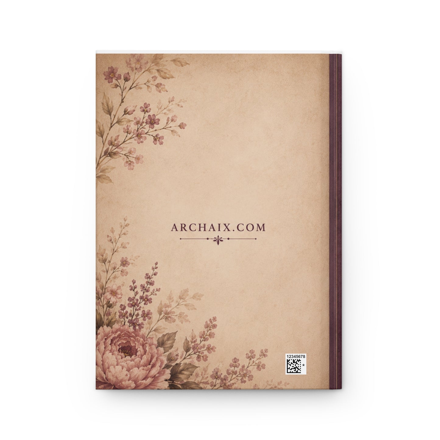 In My Errant Era vintage floral hardcover journal