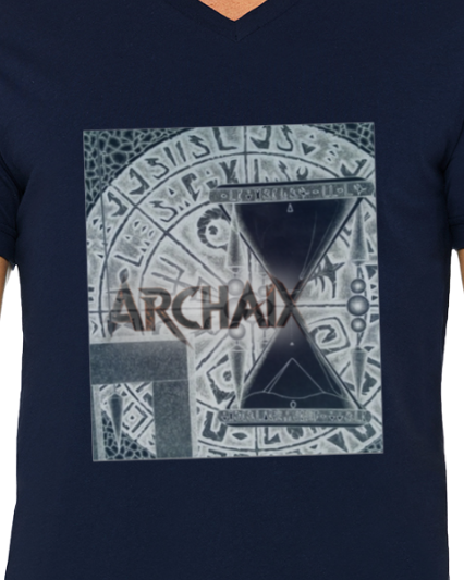 ARCHAIX Men's V-Neck T-Shirt