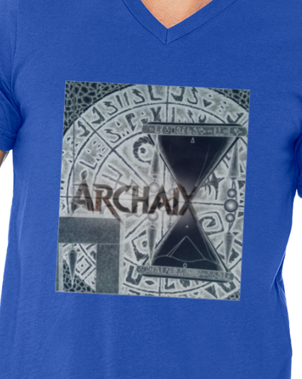 ARCHAIX Men's V-Neck T-Shirt