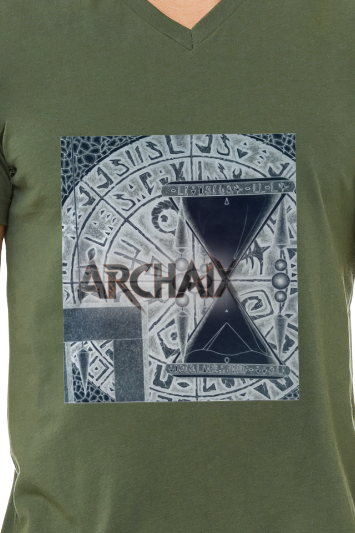 ARCHAIX Men's V-Neck T-Shirt