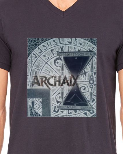 ARCHAIX Men's V-Neck T-Shirt
