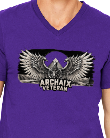Archaix Veteran Men's V-neck T-Shirt
