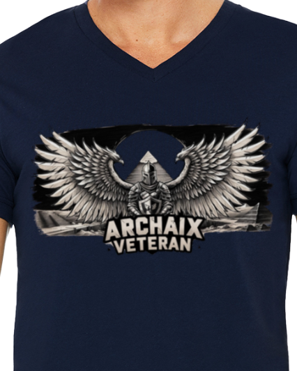 Archaix Veteran Men's V-neck T-Shirt