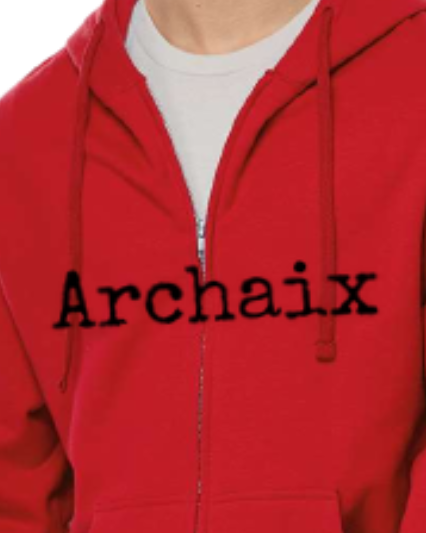 Archaix Typed Zip Hoodie