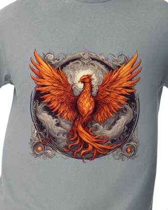 Bordered Phoenix T-Shirt