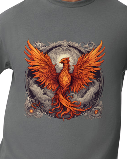Bordered Phoenix T-Shirt