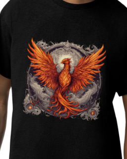 Bordered Phoenix T-Shirt