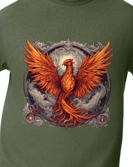Bordered Phoenix T-Shirt