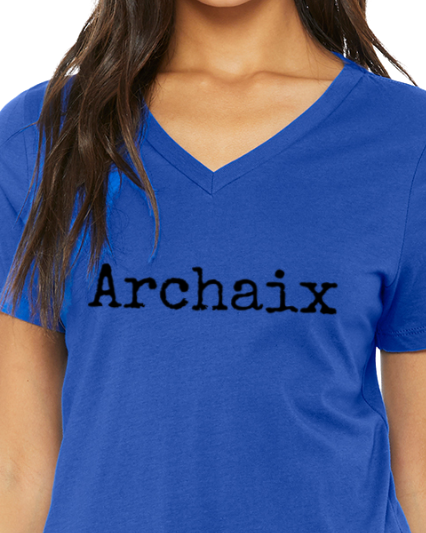 Archaix Typed V-Neck T-Shirt