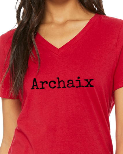 Archaix Typed V-Neck T-Shirt