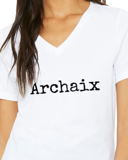 Archaix Typed V-Neck T-Shirt