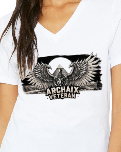Archaix Veteran Women's V-Neck T-Shirt