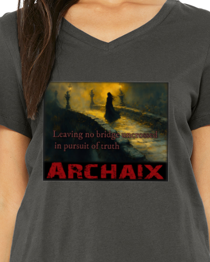 Leaving No Bridge Women's V-Neck T-Shirt