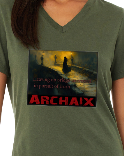 Leaving No Bridge Women's V-Neck T-Shirt