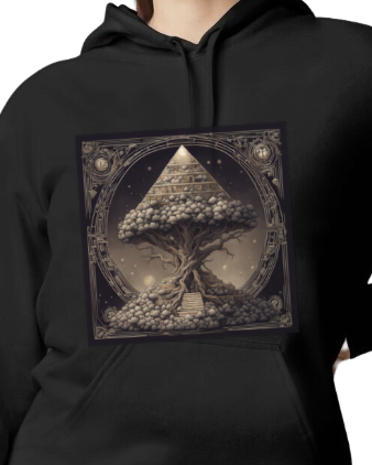 Pyramid World Tree Hoodie