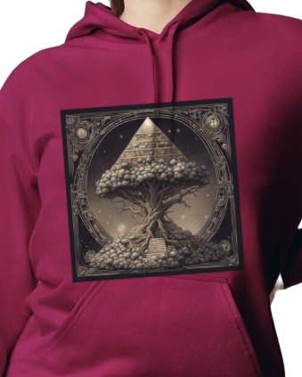 Pyramid World Tree Hoodie