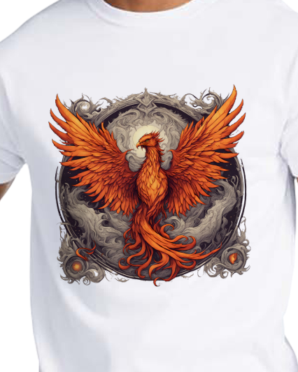 Bordered Phoenix Vintage T-Shirt