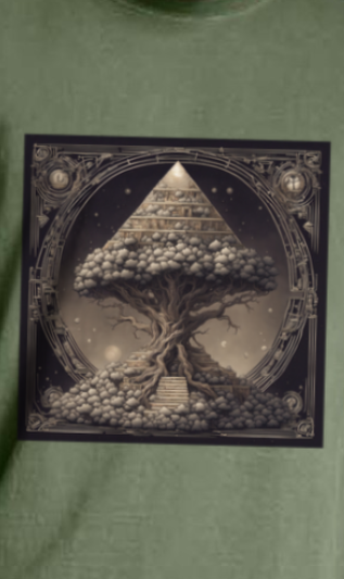 Pyramid World Tree Vintage T-Shirt