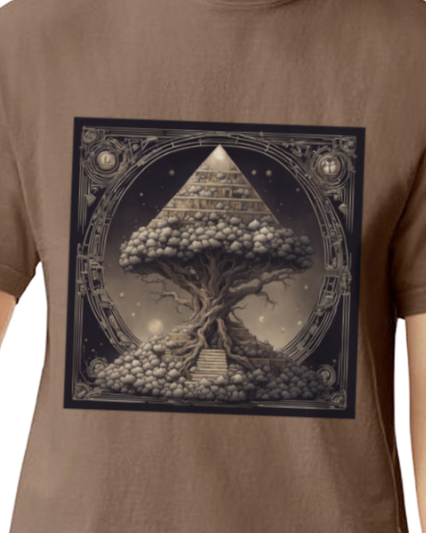 Pyramid World Tree Vintage T-Shirt
