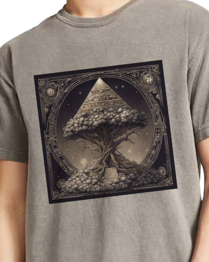 Pyramid World Tree Vintage T-Shirt