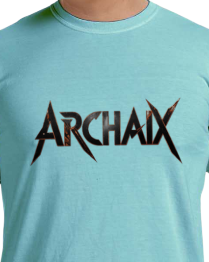 Archaix Black Jagged Vintage T-Shirt
