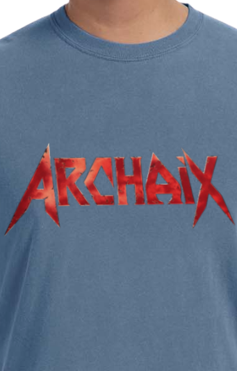 Archaix Red Jagged Vintage T-Shirt