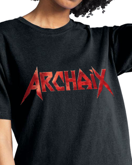 Archaix Red Jagged Vintage T-Shirt