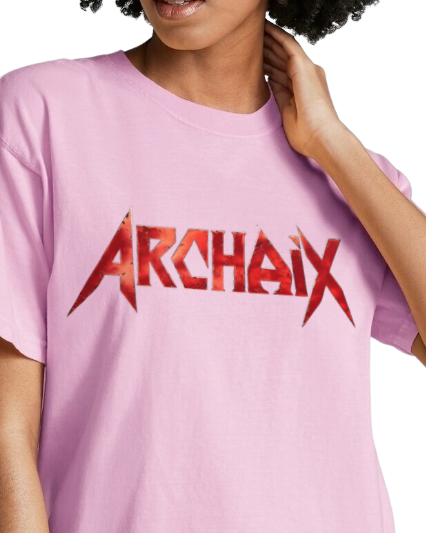 Archaix Red Jagged Vintage T-Shirt