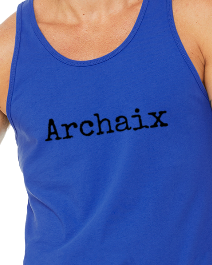 Archaix Typed Jersey Tank Top
