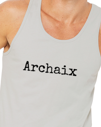 Archaix Typed Jersey Tank Top