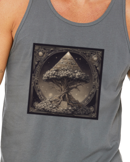 Pyramid World Tree Jersey Tank Top