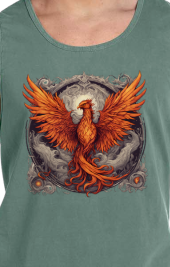 Bordered Phoenix Vintage Tank Top