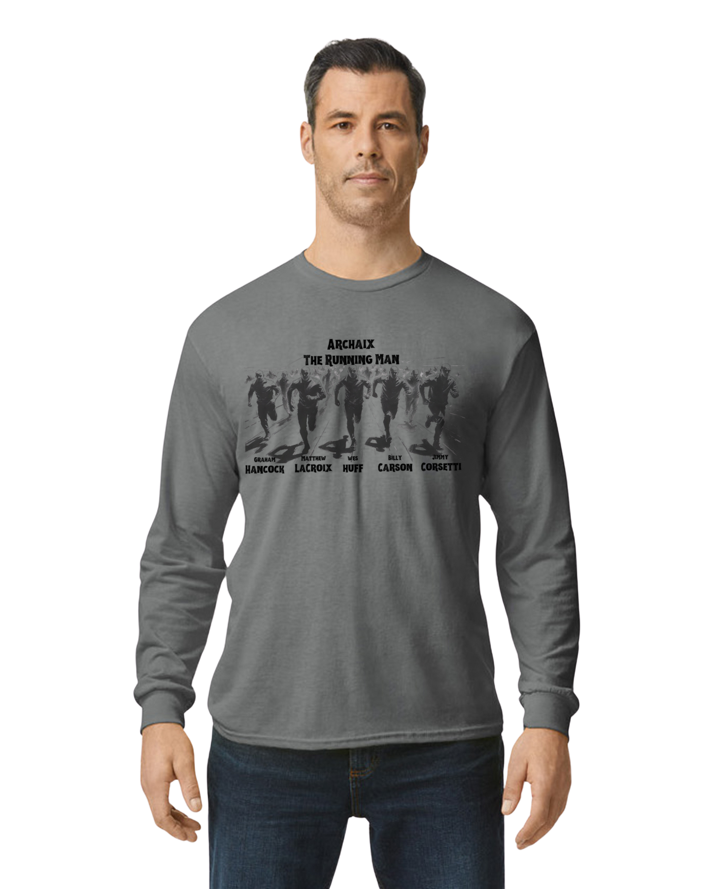 Archaix Running Man Long Sleeve T-Shirt