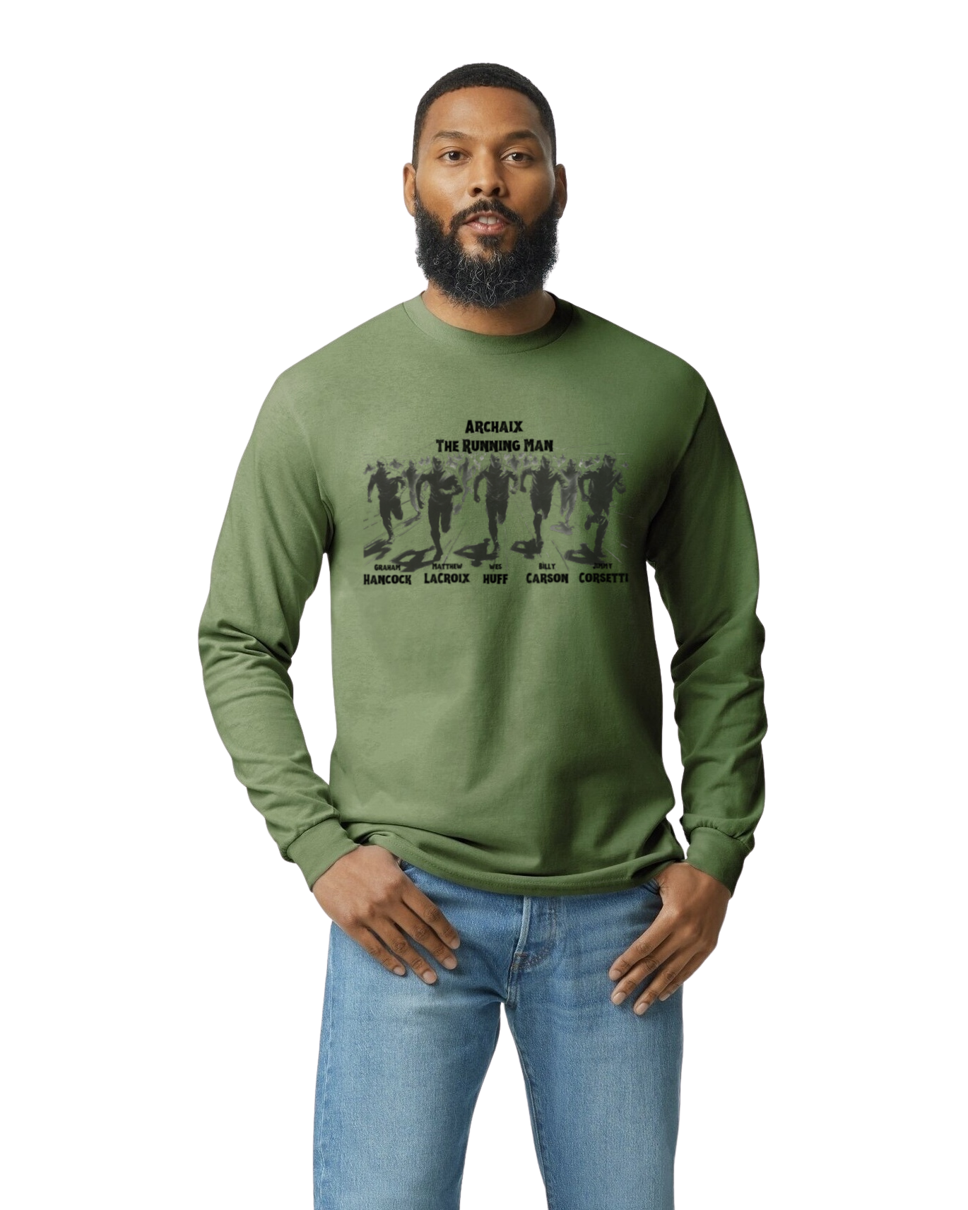 Archaix Running Man Long Sleeve T-Shirt