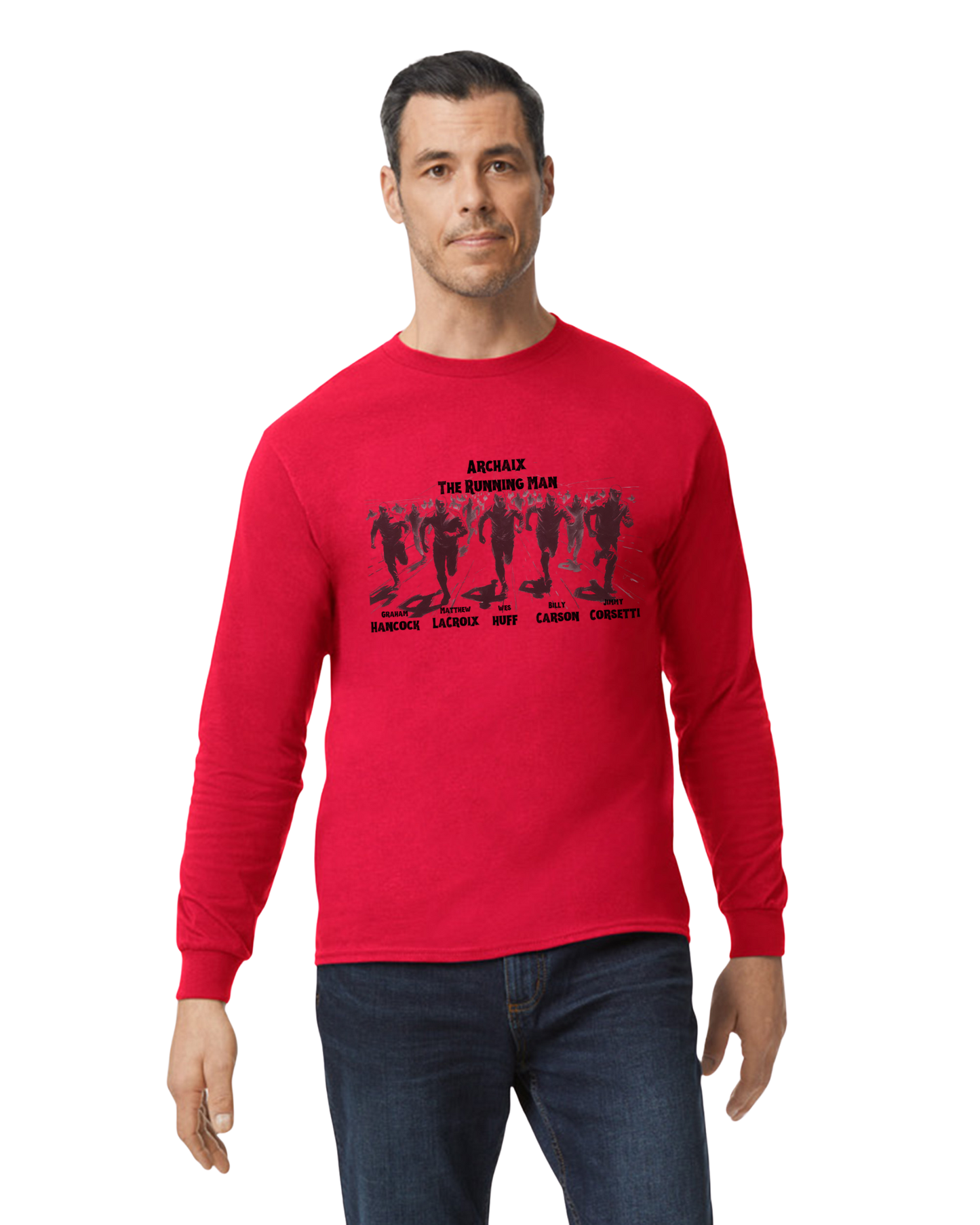 Archaix Running Man Long Sleeve T-Shirt