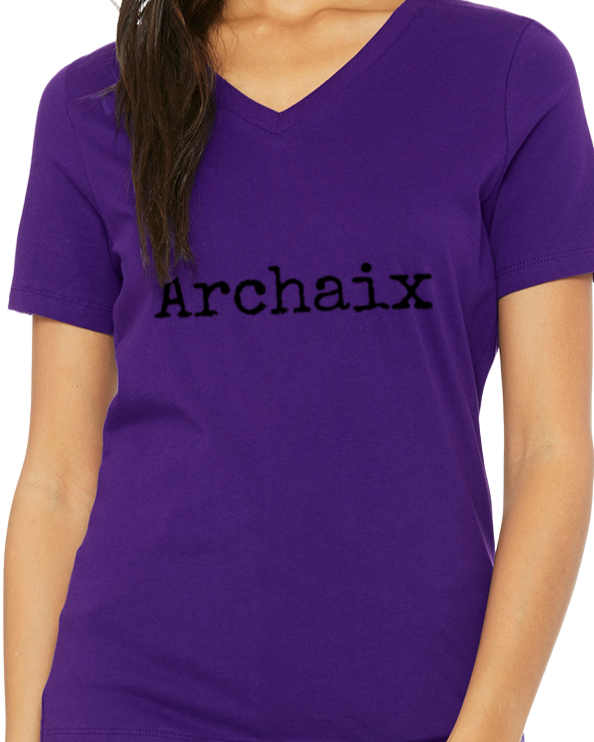 Archaix Typed V-Neck T-Shirt
