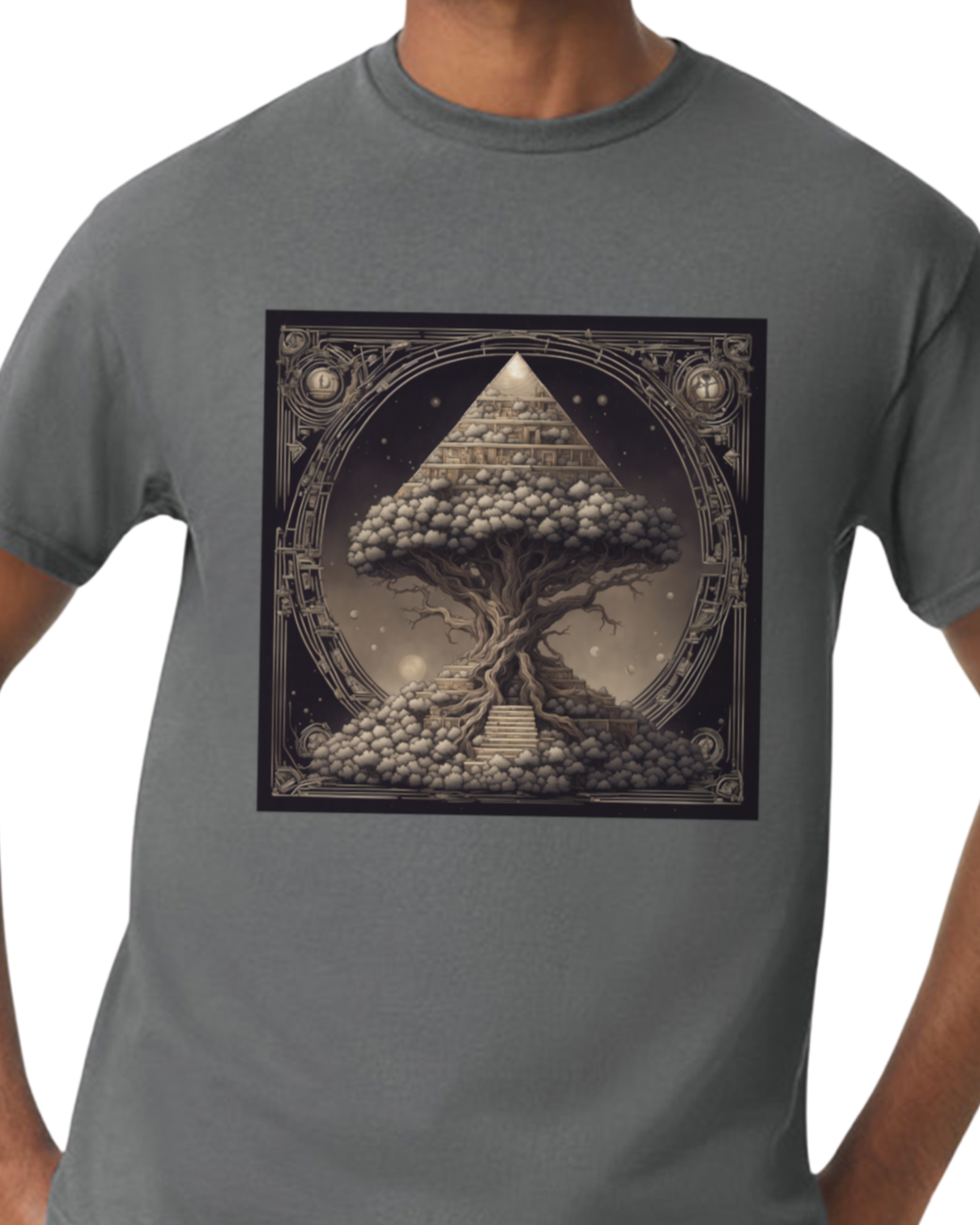 Pyramid World Tree T-Shirt