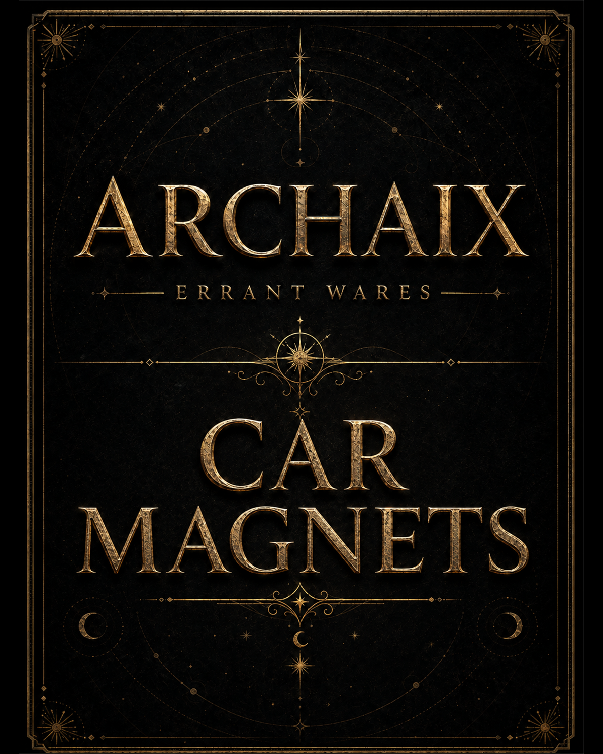 ARCHAIX Errant Wares Car Magnets collection