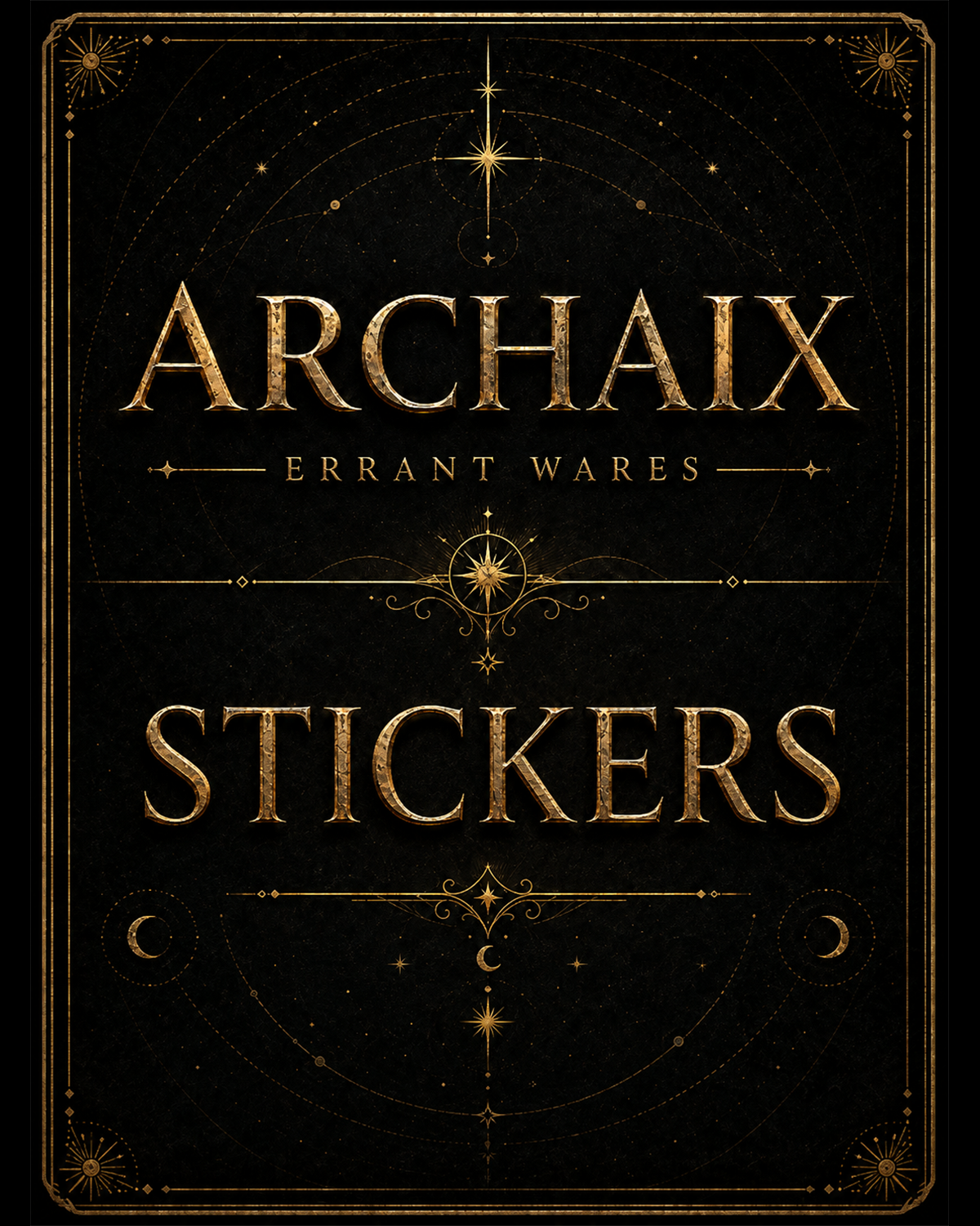 ARCHAIX Errant Wares Stickers collection