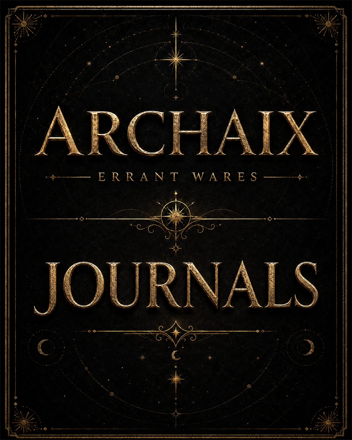 ARCHAIX Errant Wares Journals collection