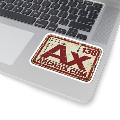 ARCHAIX Element vintage badge sticker product mockup