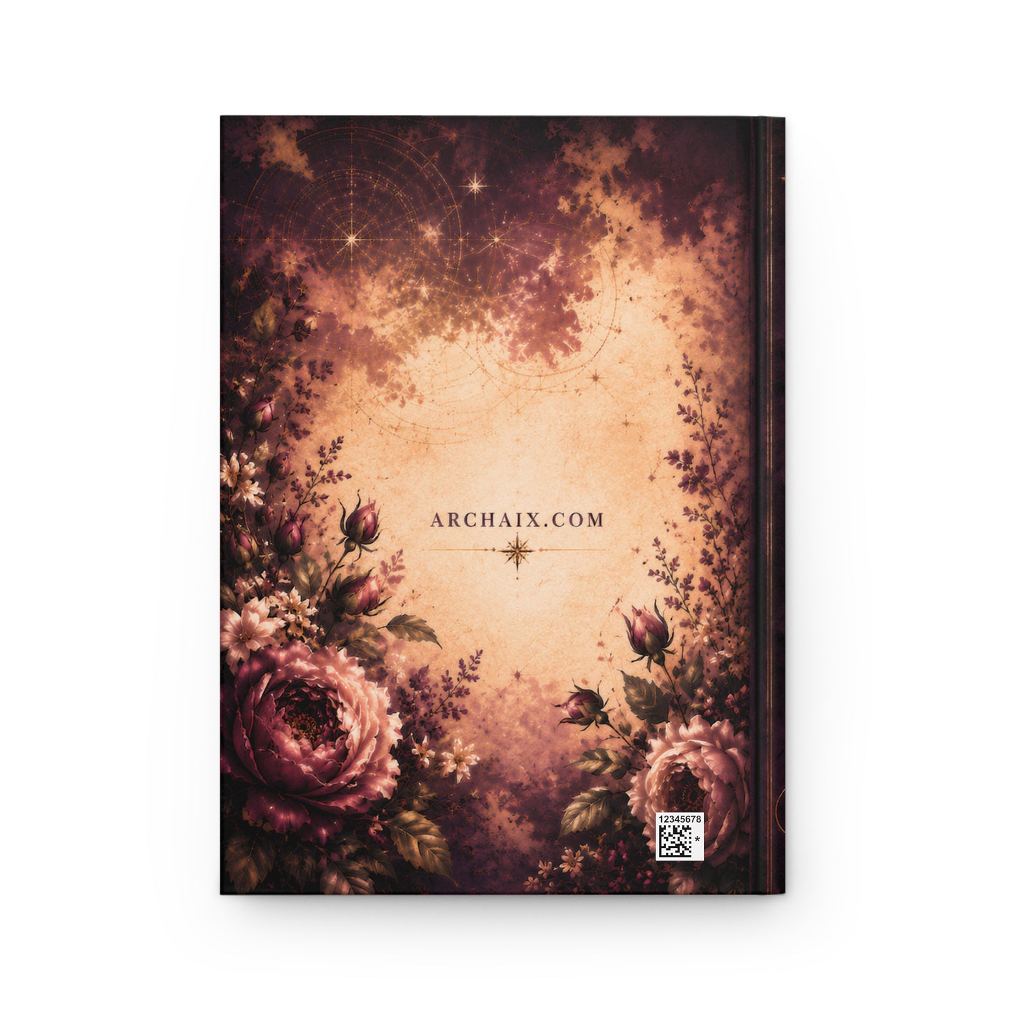My Peace Is Not for Barter floral compass hardcover journal