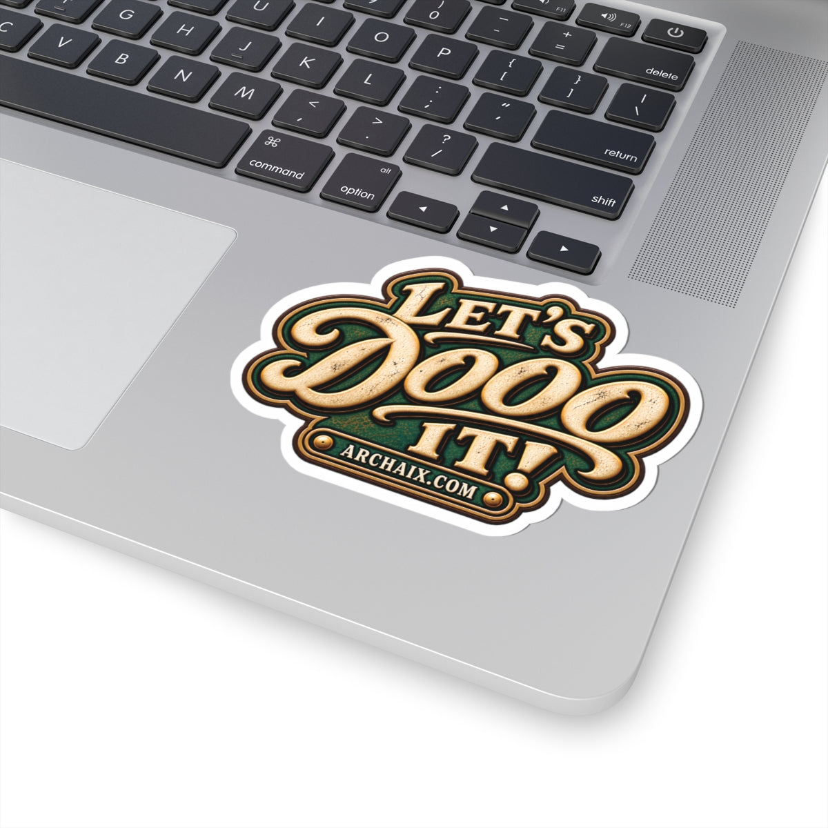 Let’s Dooo It retro script ARCHAIX sticker additional product view