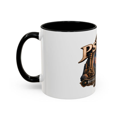 PSYFR Beyond the Threshold celestial artwork mug product mockup