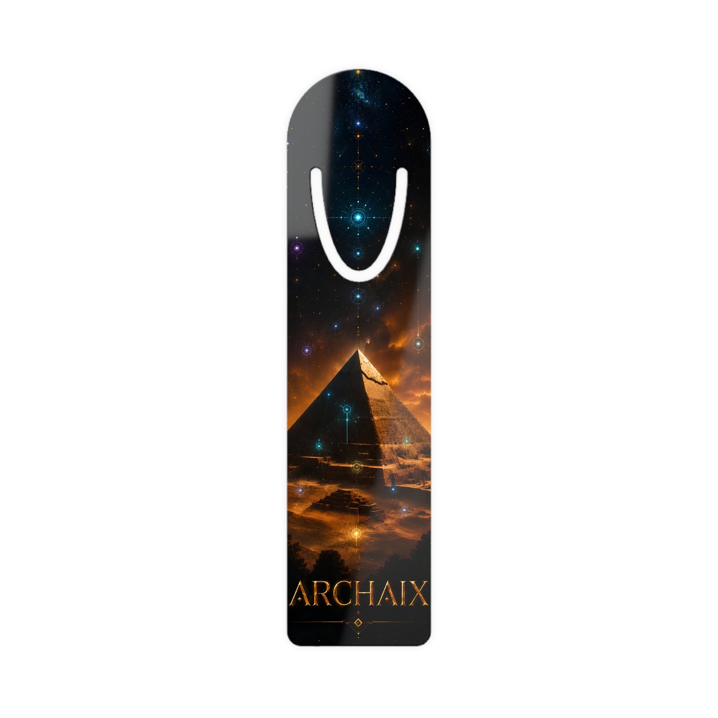 ARCHAIX Egyptian Pyramid Stargazer aluminum bookmark product image