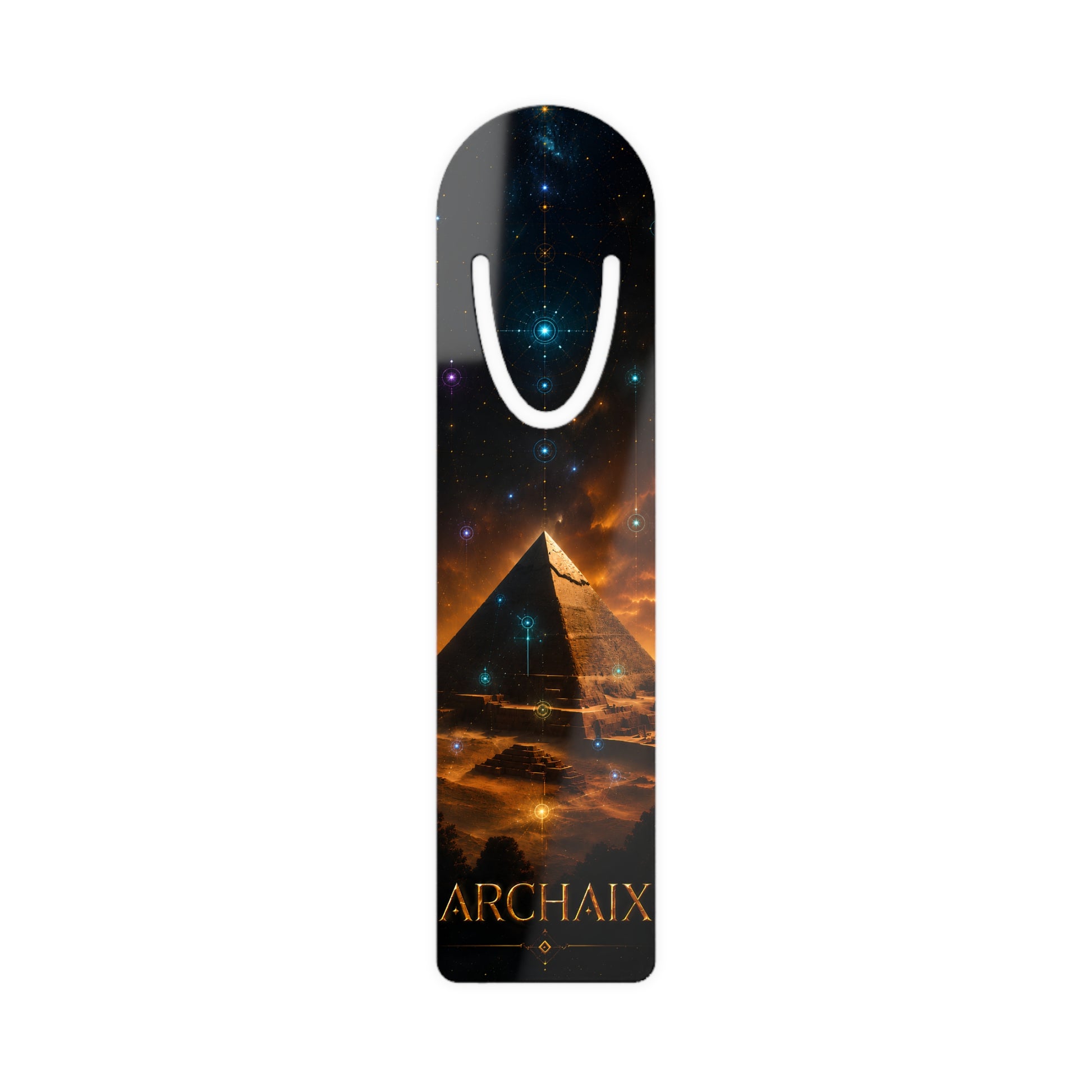ARCHAIX Egyptian Pyramid Stargazer aluminum bookmark product image