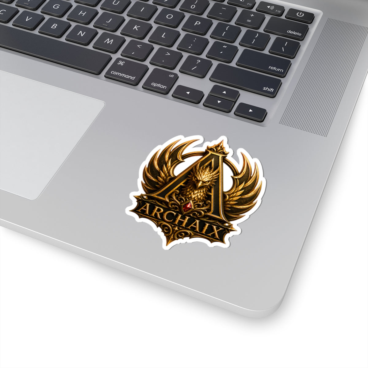 ARCHAIX Golden Phoenix Crest kiss-cut sticker