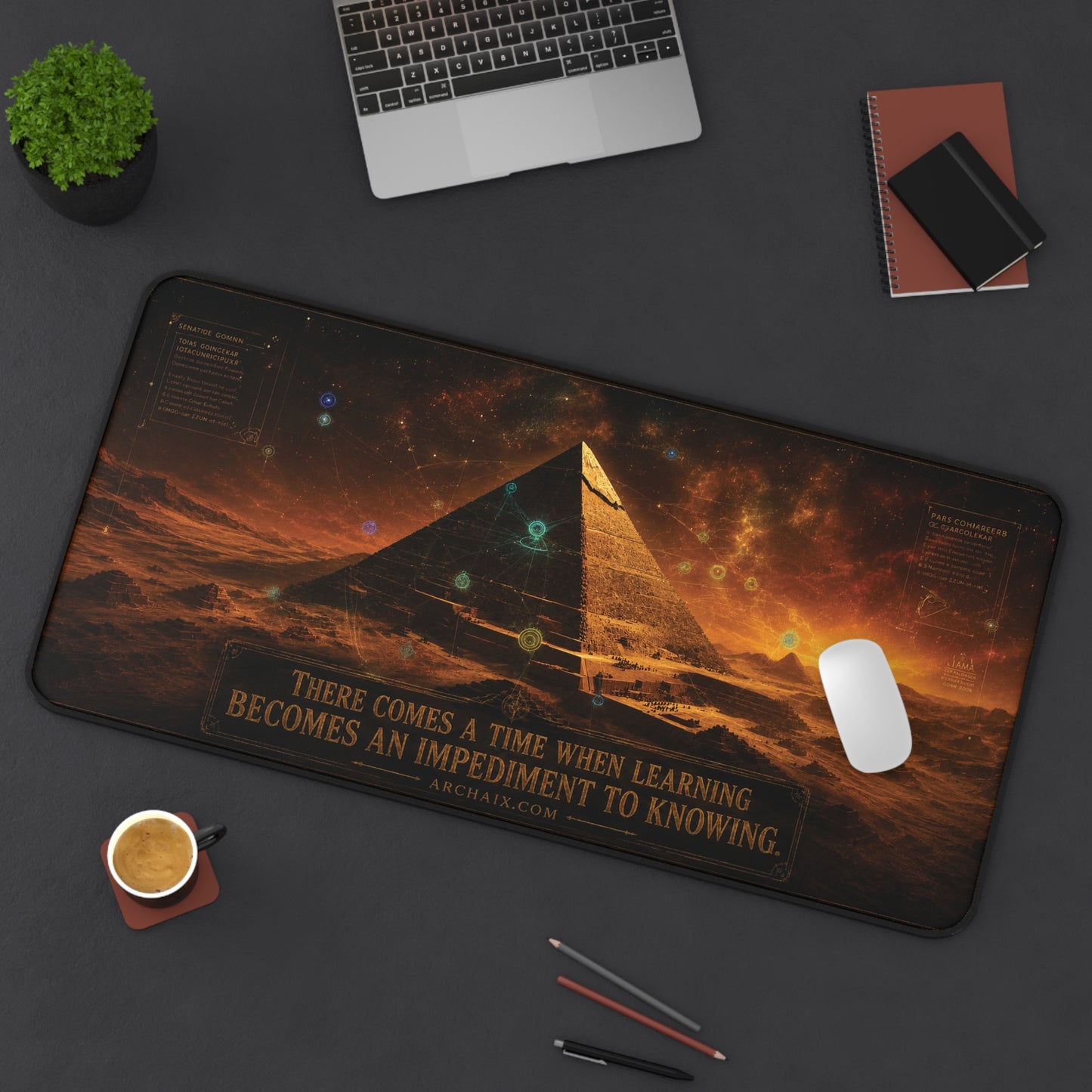 ARCHAIX Impediment to Knowing 32 × 16 desk mat