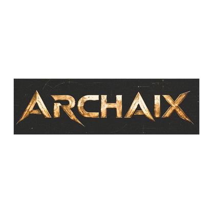 ARCHAIX gold logo 10 × 3 car magnet