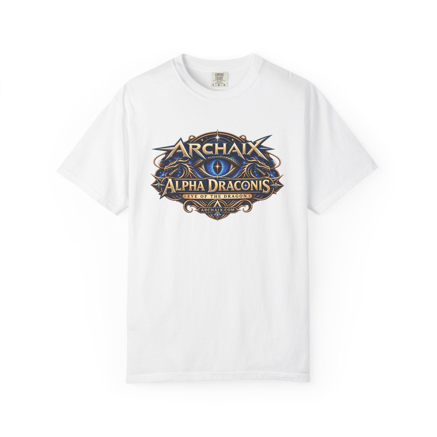 ARCHAIX Alpha Draconis graphic tee product mockup